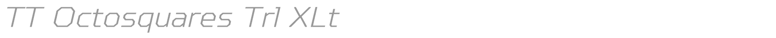 TT Octosquares font preview